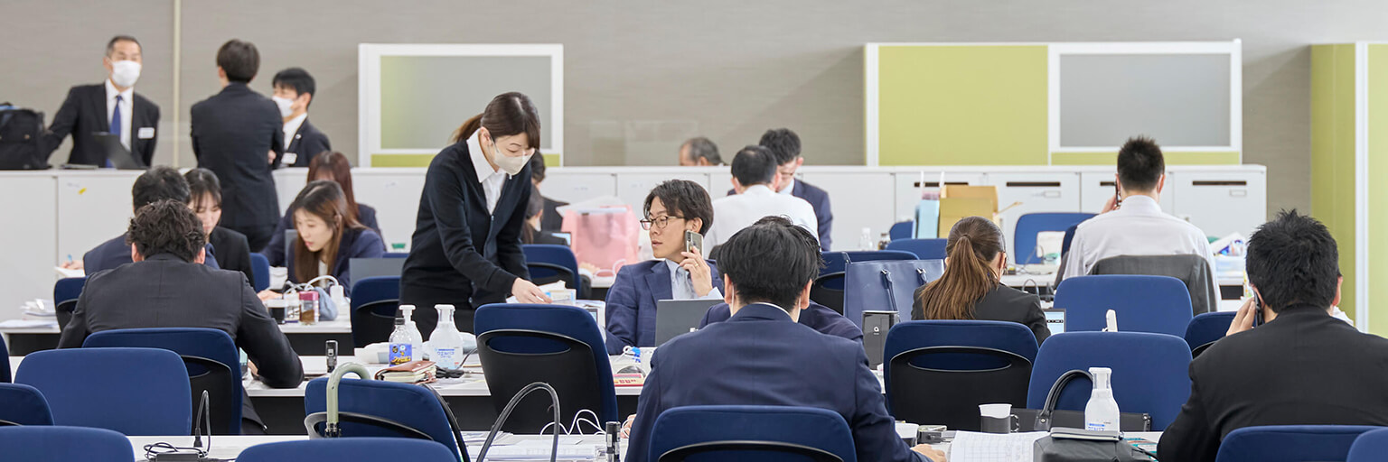 金沢支店社内